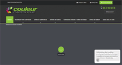 Desktop Screenshot of couleurcartouche.com